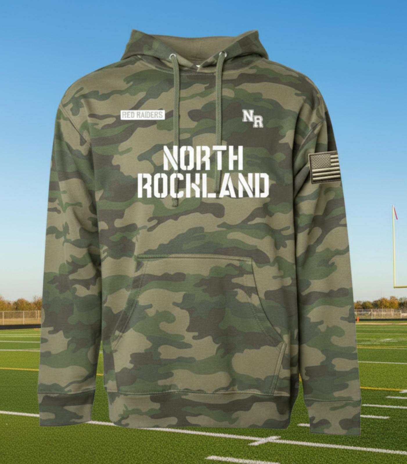 The 2023 NR Camo Military Hooded Sweatshirt