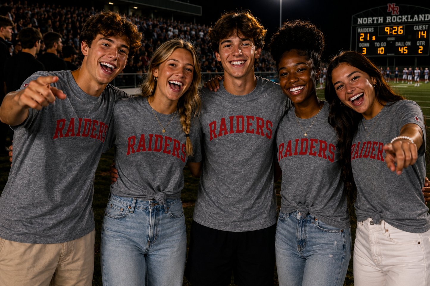Raiders Victory Falls Tri-Blend Unisex T-Shirt