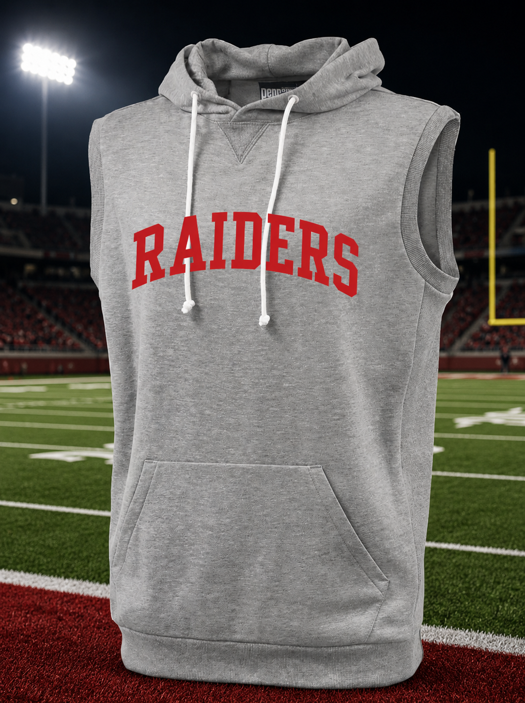 Raiders Short Sleeve Warmup Hoodie