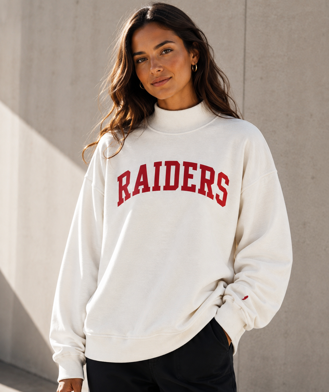 Raiders Diana Mock Neck
